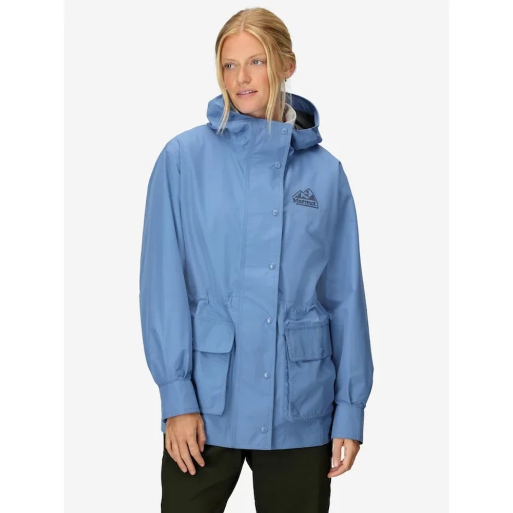 MARMOT Women's '78 All-Weather Rain Parka Rain Cloud (Large)